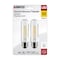 Satco 8-Watt T10 LED - Clear - Medium Base - 2700K - 800 Lumens - 120 Volts, 2PK S21865 - alternate 5